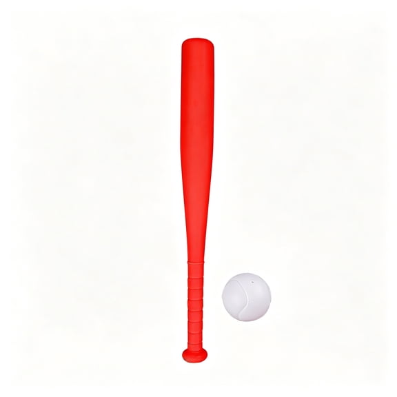 BESTSKY 2026 New Durable Lightweight Toy Sports Equipment with Baseball,Plastic Red for Outdoor Play,Exercise,Developing Coordination,Family Fun,Beginner Baseball Practice.