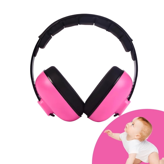 BESTSKY 2026 New Ear Muffs for Noise Reduction,Ultra Effective Soundproofing Earmuffs,Comfortable Adjustable Ear Protection for Focused Work,For Studying,Office,Recording,Red