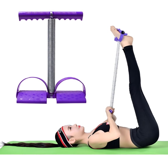 BESTSKY 2026 New Elastic Sit-Up Pull Rope Spring Tension Band Foot Pedal Abdominal Exerciser for Home, Gym, Fitness, Core, Exercise
