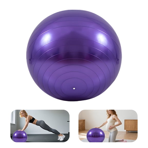BESTSKY 2026 New Exercise Ball 21.65In Excersing Ball Anti-Slip Workout Ball for Fitness Training Yoga Core Strengthening Stretching Balance Exercises Physical Therapy
