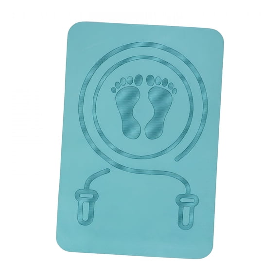 BESTSKY 2026 New Extra Thick Shockproof Non Slip Sound Insulation Skipping Mat Jump for Home,Gym,Fitness,Exercise,Workout Blue