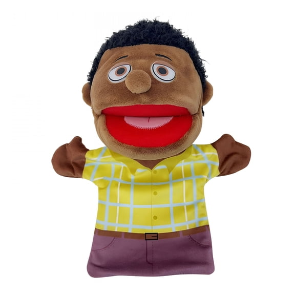 BESTSKY 2026 New Family Hand Puppets 12 Inch Plush Hand Puppet Toys with Removable Mouth for Kids Storytelling Imaginative Pretend Play Teaching Preschool