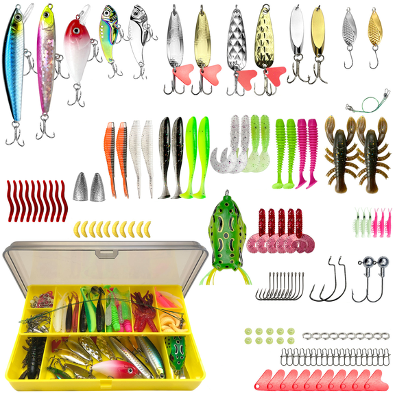 BESTSKY 2026 New Fishing Gear Compact Kit Trout Fishing Gear Convenient Carry Trout Multicolor-10 for Outdoor Fishing Hiking Travel Easy Transport Angler Essentials.