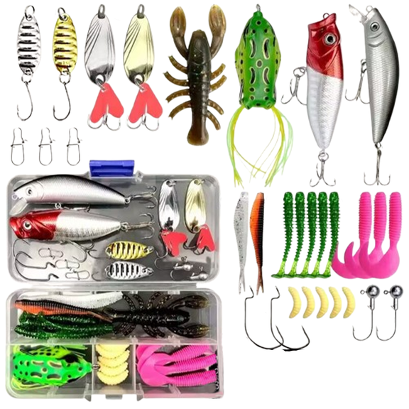 BESTSKY 2026 New Fishing Gear Portable Kit Trout Fishing Gear Easy Carrying Trout Multicolor-5 for Outdoor Adventures Fishing Trips Travel Casual Anglers Nature Exploration