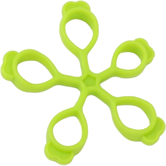 BESTSKY 2026 New Flower Shape Silicone Finger Stretcher, Finger Exerciser, Finger Strengthener, Grip Strength Trainer, Silicone Grip Strength Trainer Resistance Bands Finger Stretcher (Green 8.8Lb)