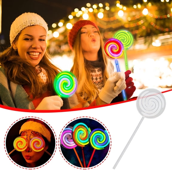 BESTSKY 2026 New Fluorescent Glow Sticks for Kids Parties-Bright,Persistent&Safe Glowing Toy Lollipops with 6-Hour Glow | Colorful Plastic Light-Up Party Toys,Light Sticks for Parties Bulk