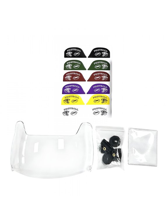 2026 New Football Visor Enhance Visibility and Protect Your Eyes for Football for Practice,Games,Training Helmets Clear