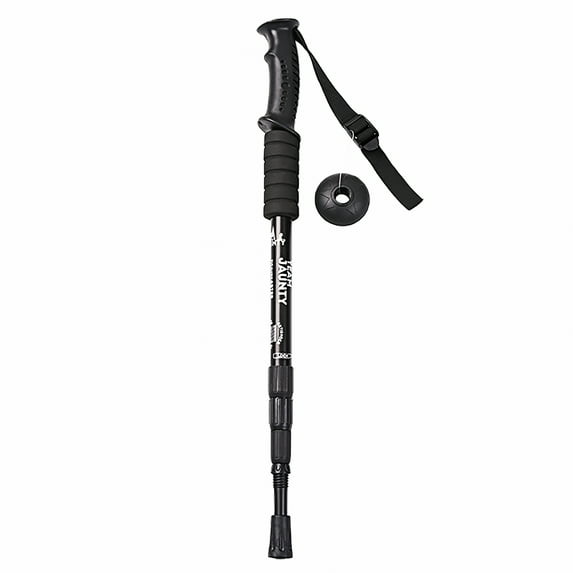 BESTSKY 2026 New Four-Section Trekking Poles for Men, Women, Portable Walking Stick, Walking Cane, Collapsible, Lightweight, Anti Shock, for Hiking Camping