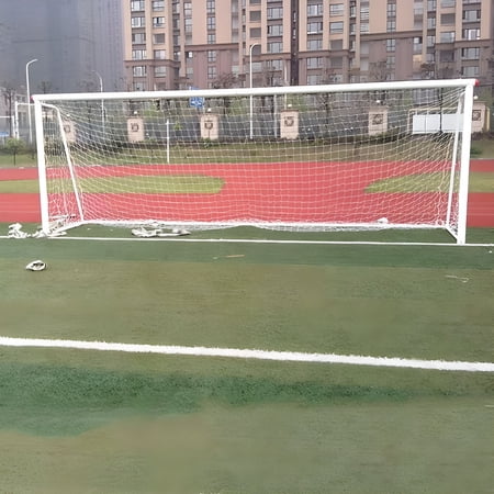 BESTSKY 2026 New Full Size 24 X 8 Flat Back Soccer Goal Post Net for Soccer Games,Practice,Training,Backyard,Sports Field,Outdoor Use