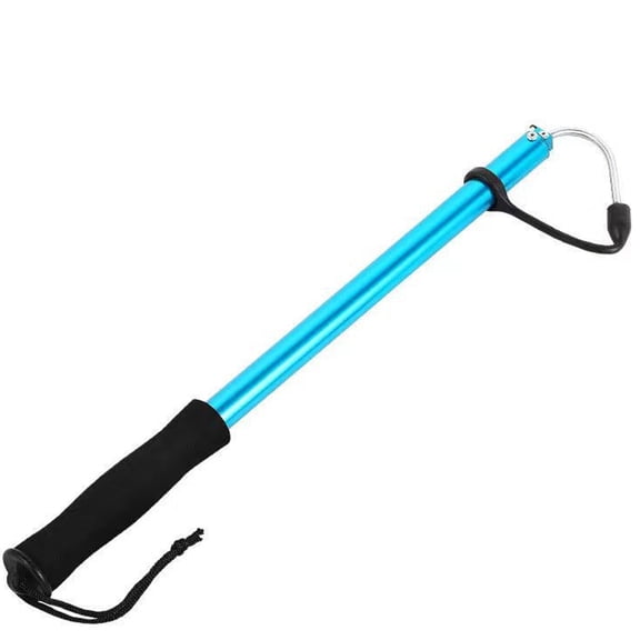 BESTSKY 2026 New Gaff,Rubber Handle Spear for Fishing, Spearfishing, Hunting Comfortable Grip Fishing Spear Hook Tackle Tool,Blue