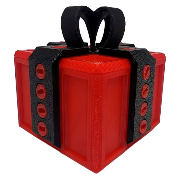 BESTSKY 2026 New Gag Gifts Funny Adult Unique Appearance Valentines Day Gift Box Prank Fun Valentines Gift Box for Party Office Home Black&Red