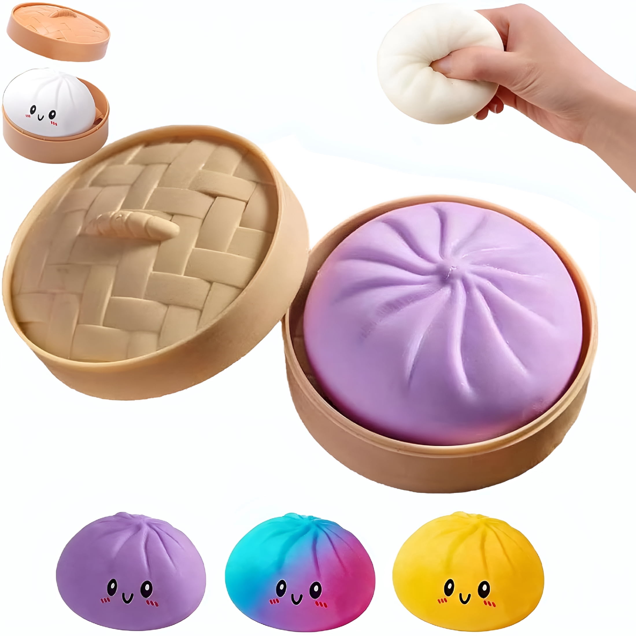 BESTSKY 2026 New Giant Dumpling Stress Ball for Adults,Jumbo Slow ...