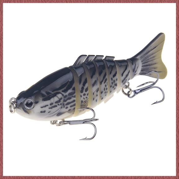 BESTSKY Glide Bait - Fishing Lures Glide Baits for Bass, SwimPanfish Glide Baits Jointed Swimbait Bass Pike Salmon Trout Muskie Fishing Lure, Swimbaits Lifelike Lure Glide Bait