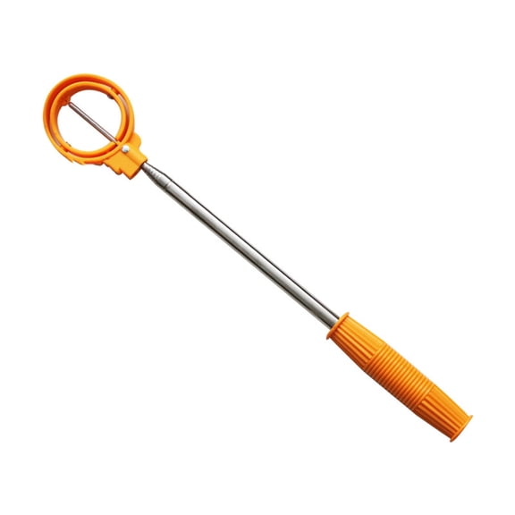 BESTSKY 2026 New Golf Ball Retriever Rust and Wear Resistant Golf Grabber Tool 8-Section Antenna Pole Retractable Golf Accessories for Golf Course Practice Range Orange