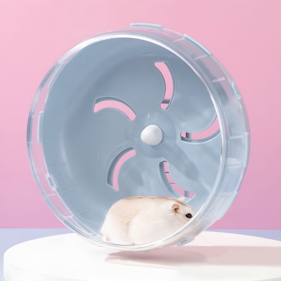 BESTSKY 2026 New Hamster Running Wheel Smooth Edge Bite Resistant Hamster Guinea Pig Exercise Toy Sky Blue for Exercise,Playtime,Pet Fitness,Small Animal Entertainment,Cage Accessory.