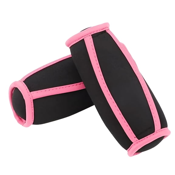 BESTSKY 2026 New Hand Weights Dumbbell Set with Strap, Reusable, Pink, 1 Lb (2 Count) for Home Workouts, Strength Training, Fitness Classes, Weight Training, Resistance Exercises