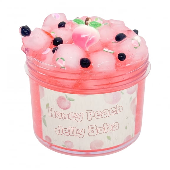 BESTSKY 2026 New Jelly Cube Crunchy Slime Clear Slime Kit, Crystal Slime, Soft, Non-Sticky, Multicolored/Clear with Color Accents, Gifts, Prize for Girl and Boy