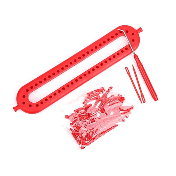 BESTSKY 2026 New Knitting Loom Compact and Easy to Store Knit Looms High-Performance Crafting Tool Knit Looms with Crochet Hook 55 Teeth 25Cm for Knitting Crafting Diy Projects Home Decor Handcrafts