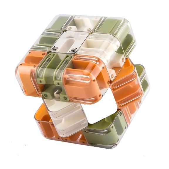 BESTSKY 2026 New Large Labyrinth 3D Puzzle Maze Cube,Maze Magic Cube&Ball,Brain Training Puzzle,For Stress Relief&Logic Development(1 Pcs)
