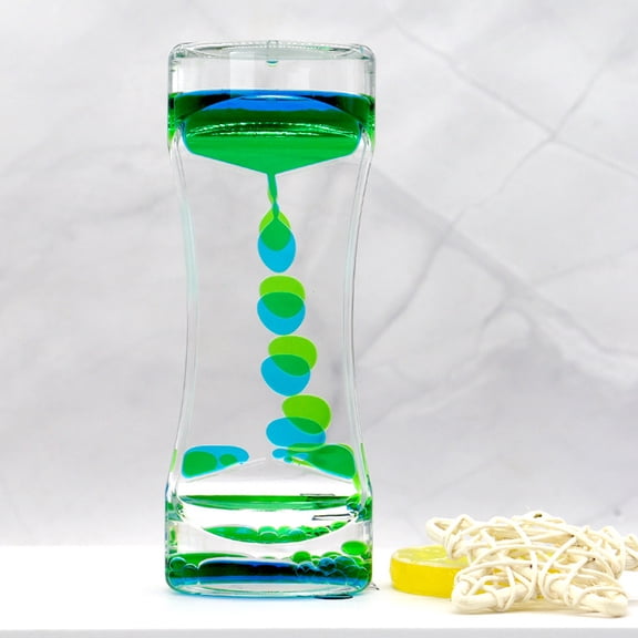 BESTSKY 2026 New Liquid Timer Colorful Multi-Functional Acrylic Anxiety Relief Liquid Motion Timer for Kids