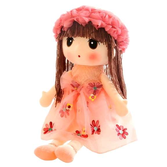 BESTSKY 2026 New Little Girl Cute Rag Doll Lovely Stuffed Doll Soft Plush Toys Home Decoration Birthday Gifts for Kids Girls for Play,Gifts,Bedroom,Nursery,Home Decor