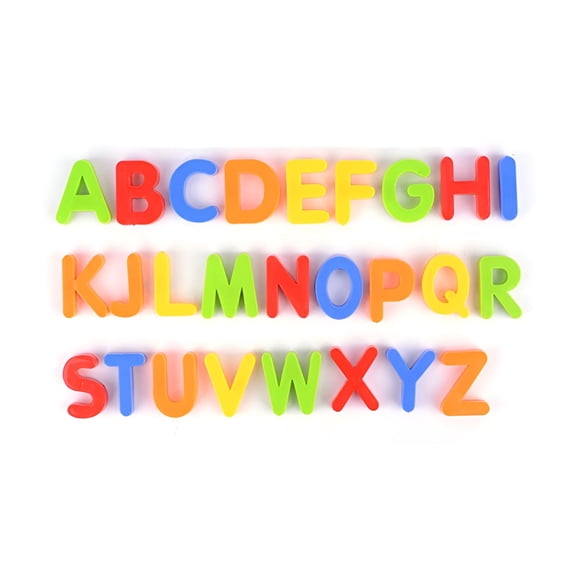 BESTSKY 2026 New Magnetic Letters for Toddlers - Plastic Alphabet Abc Magnets Refrigerator Kids Uppercase Symbols for Fridge for Home,Classroom,Preschool,Learning (26 Pcs)
