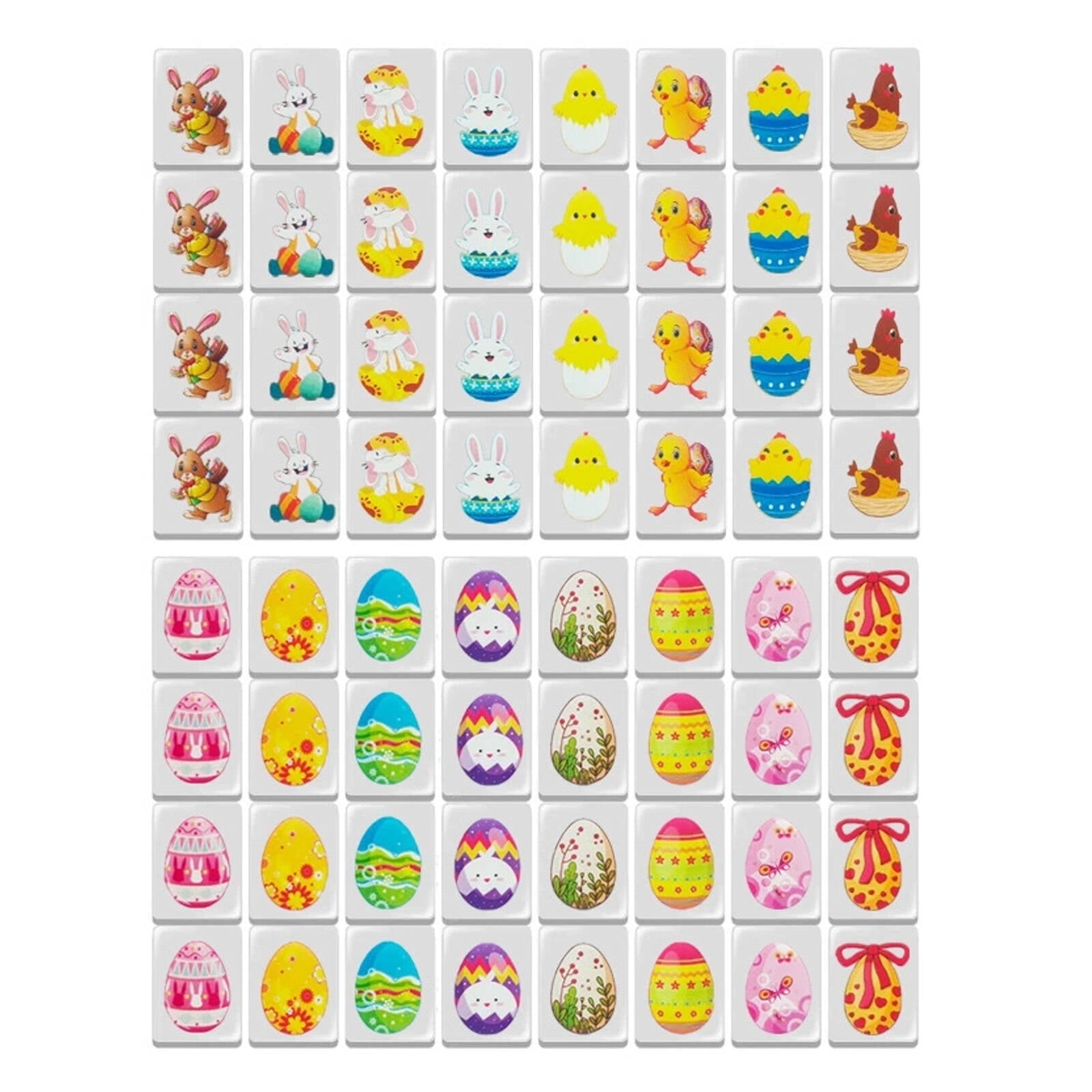 BESTSKY 2026 New Mahjong Tile Set,24Mm Puzzle Mahjong Mahjong Set,Two-Player Game Easy Fun Mahjong Game Set,Style7