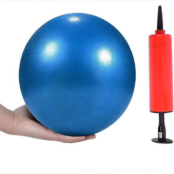 BESTSKY 2026 New Mini Yoga Pilates Ball 10 Inch for Stability Exercise Training Gym Anti Burst and Slip Resistant Balls with Inflatable Straw