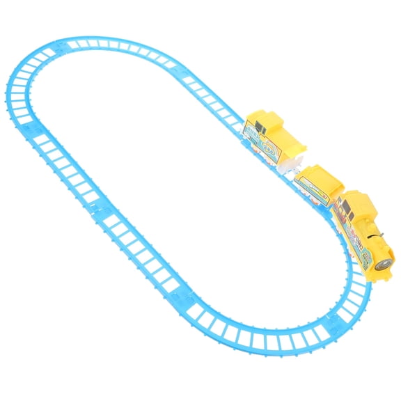 BESTSKY 2026 New Model Train Set Electric Train Toy for Kids with Tracks Creative Design Safe Materials Electric Train Set for Kids 1 Set