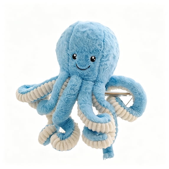 BESTSKY 2026 New Octopus Plush,18Cm Adorable Octopus Octopus,Plush Comfort Perfect Gift Small Stuffed Animals,Blue,for Kids,Birthdays,Room Decor,Cuddling,Gift-Giving.