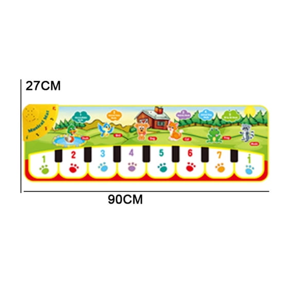 BESTSKY 2026 New Piano Mat,Dance Fun Kids Play Mat,Multi Instrument Features Dance Mat for Toddlers 3-5,Style 5