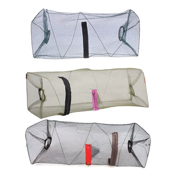 BESTSKY 2026 New Plastic Dip Net Shrimp Minnow Fishing Bait Trap, 2 Doors for Fishing, Bait Trapping, Shrimp Catching, Minnow Trapping, Outdoor Fishing Activities