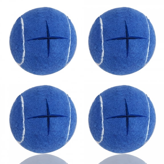 BESTSKY 2026 New Precut Walker Tennis Balls 4 Pcs Balls with Precut Opening for Easy Installation Walker Accessories for Seniors Fit Most Walkers for Furniture Legs and Floor Protection