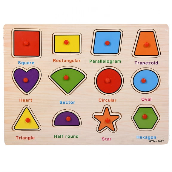 BESTSKY 2026 New Puzzle Board,Cognitive Theme Learning Puzzle for 3 Year Old,Early Math Addition Subtraction Wooden Puzzles,For Preschool,Home,Learning,Style2,11.7*8.8In