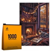 BESTSKY 2026 New Puzzles for Adults 1000 Pieces Four-Color Process Jigsaw Puzzles 1000 Pieces 1000 Pieces Striking Tone 1000 Piece Puzzle for Home Office Leisure Style2
