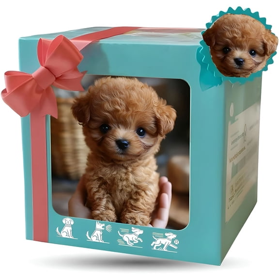 BESTSKY 2026 New Realistic Interactive Robot Dog Puppy Toy-Walking,Barking,Tail Wagging Electronic Pet Gift for Playroom,Bedroom,Party,Home,Gift,Holiday,Kids