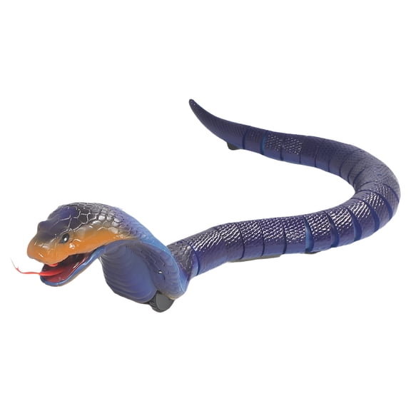 BESTSKY 2026 New Remote Control Snake,Remote Snake Snake Toy,For Playroom,Home,Outdoor,Realistic Toy Rc Snake Toy,Blue