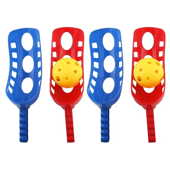 BESTSKY 2026 New Reusable Plastic Scoop Ball Toss Catch Set for Kids,(Set of 2) for Outdoor,Backyard,Beach,Playground,Family,Kids Play