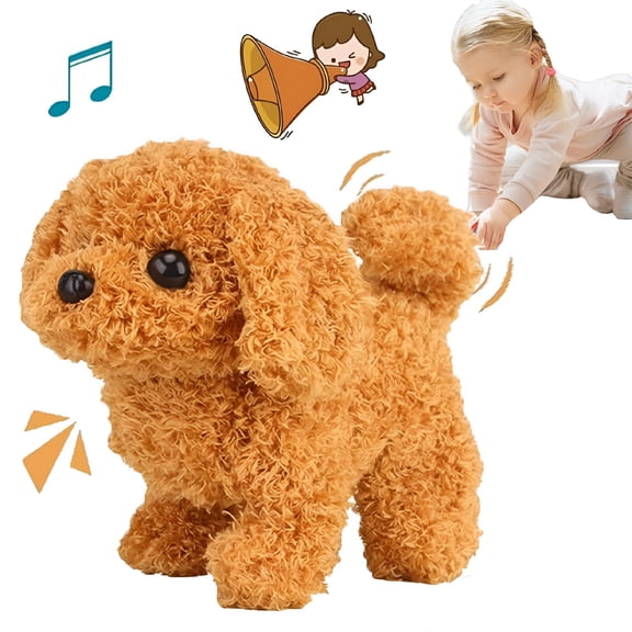 BESTSKY 2026 New Robot Bionic Puppy - Robot Dog That Acts Like A Real Dog,My Realistic Robot Puppy - Walking,Barking,Tail Wagging,Realistic Dog Robots,Interactive Robot Dog for Adults (Teddy Bear)