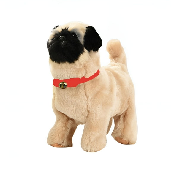 BESTSKY 2026 New Robot Dog Toys Interactive Electronic Plush Puppy Sound Control Teddy Walk Bark with Music Touching Control Robotic Pet,Toy Dogs That Walk and Bark,Interactive Dog