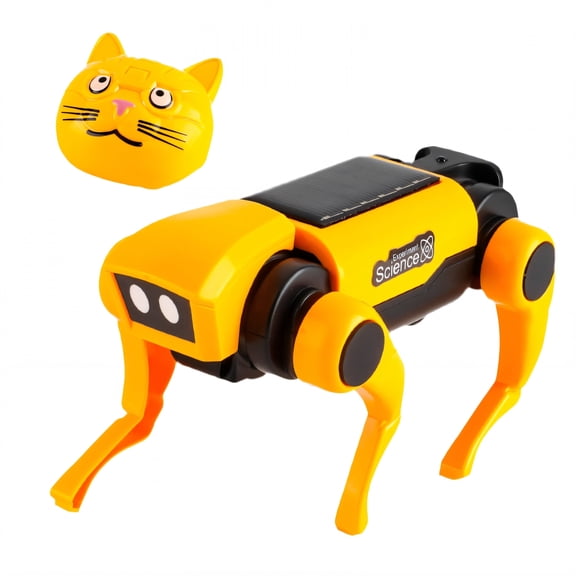 BESTSKY 2026 New Robotic Dog,Solar Powered Operation Robot Toy,Solar Powered Operation Nicco Robot Dog,For Playroom,Collection,Gift,Yellow