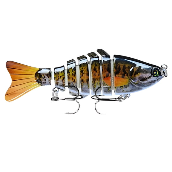 BESTSKY 2026 New Robotic Fishing Lure, Bionic Swimming Bait, Bionic Swimming Lure for Freshwater, 3D Bionic Swimming Lure Swims Just Like A Real Injured Bait Fish
