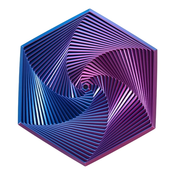 BESTSKY 2026 New Sensory Fidget Toys, 3D Printed Sensory Fidget Star Toys Stress Toys for Adults, Fidget Spinners for Adults, Laser Purple