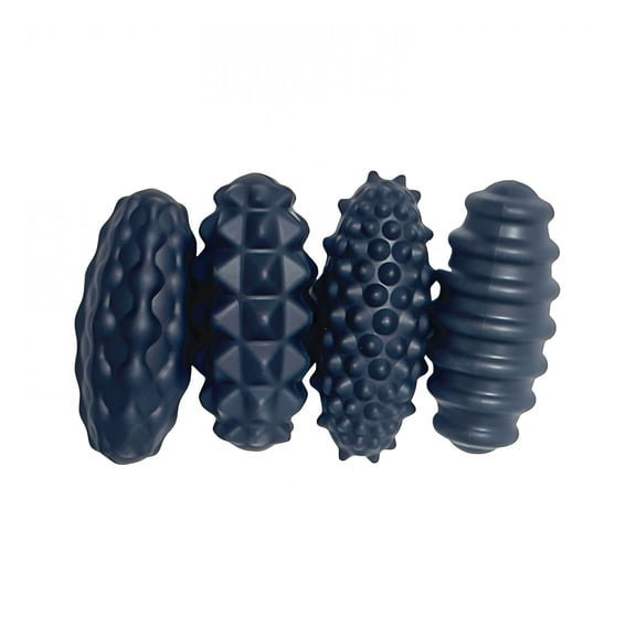 BESTSKY 2026 New Sensory Magnetic Balls - Elliptical Silicone Fidget Toys with Elastic Suction,Stress Relief & Focus Aid for Anxiety,Adhd - Quiet Office/Classroom/Travel Sensory Tool (4-Pack)