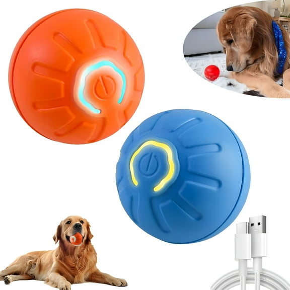 BESTSKY 2026 New Shaky Ball Toy for Dogs,Light Up Vibrating Dog Ball,Dog Shaking Ball,Dog Bouncing Vibrating Ball,Interactive Dog Ball for Small Medium Large Dogs,Usb Rechargeable