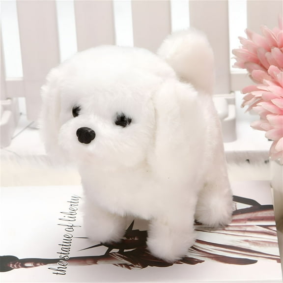 BESTSKY 2026 New Simulation Plush Electric Puppy Pet Toy Dog Can Walk and Call Toy Dog ChildrenS Gift for Interactive Play,Early Learning,Imaginative Play,Pet Simulation,Gift Giving