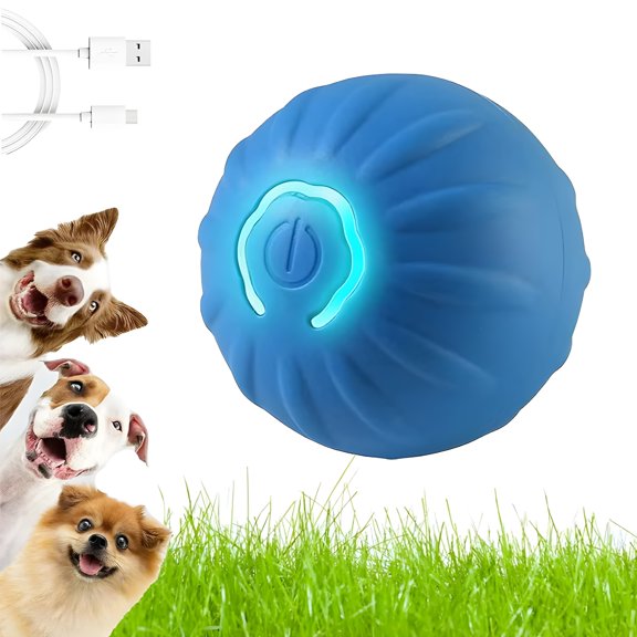BESTSKY 2026 New Smart Jumping Ball Dog Toy,Bouncy Ball,Smart Jumping Ball for Dogs,Interactive Dog Ball,Automatic Moving Dog Toy Ball for Small,Medium,Large Dogs,Usb Rechargeable