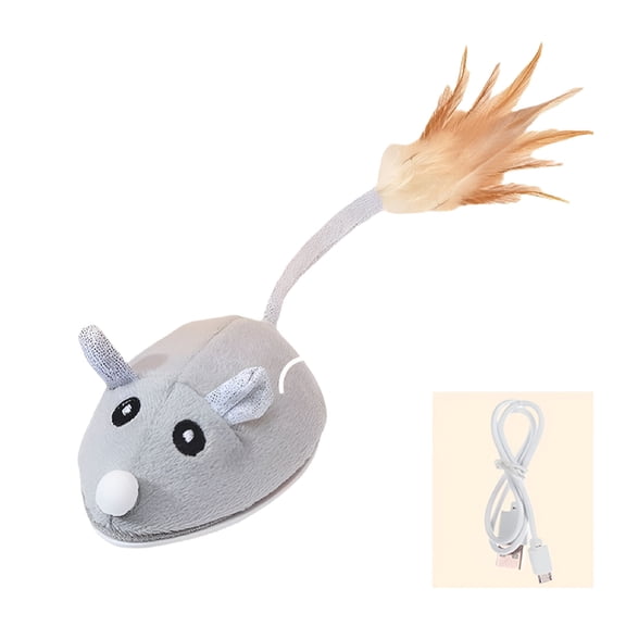 BESTSKY 2026 New Smart Running Mouse Cat Toy Interactive Moving Electric Cats Teaser Toy for Indoor,Playroom,Pet Exercise,Training