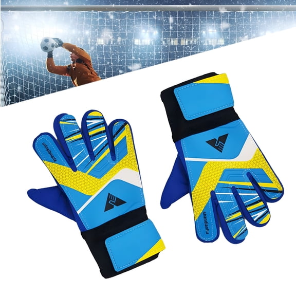 BESTSKY 2026 New Soccer Goalie Gloves,Goalie Gloves Adult Football Goalkeeper Gloves for Kids,Youth & Adult,Strong Grip,Finger Save,4Mm Latex,Finger Spine Protection,1Pc,Cloth