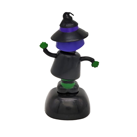 BESTSKY 2026 New Solar Dancing Witch Toy Auto Cute Shaking Dashboard Ornament for Car Office Desk Home Decor for Travel,Home,Office,Daily Commute